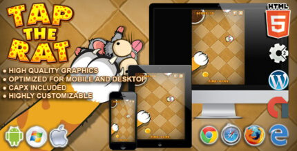 Tap The Rat - HTML5 Construct Tap Game