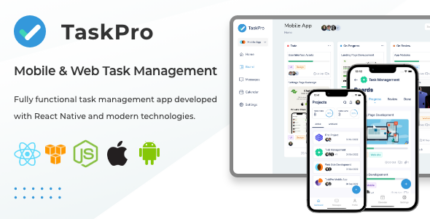 TaskPro Mobile & Web Task Management App