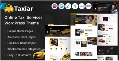 Taxiar - Online Taxi Service WordPress Theme