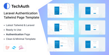 TechAuth - Laravel Auth Pages Tailwind Template