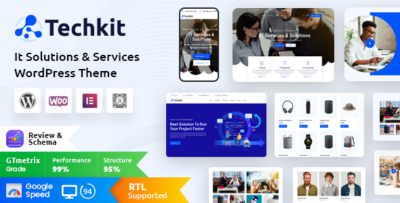 Techkit - Technology & IT Solutions WordPress Theme