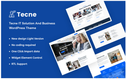 Tecne - IT Solution And Business WordPress Theme