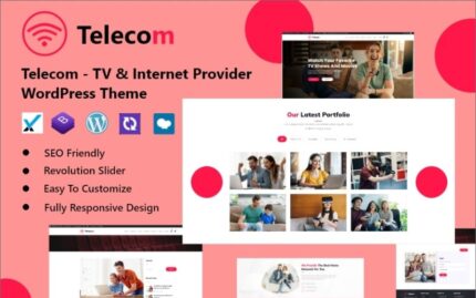 Telecom - TV & Internet Provider WordPress Theme