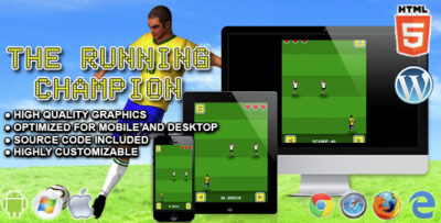 The Running Champion - HTML5 Game