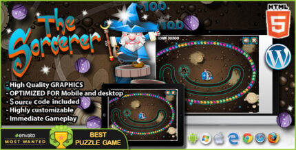 The Sorcerer - HTML5 Puzzle Game