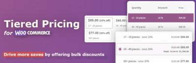 Tiered Pricing Table for WooCommerce