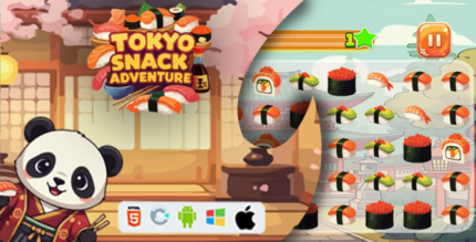 Tokyo Snack Adventure - Construct 3 Game (HTML5, AdMob, C3P)