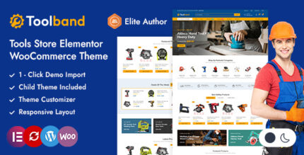 Toolband - Tools Store WordPress WooCommerce Theme