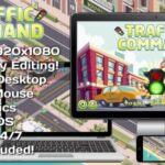Traffic Command - HTML5 Game + Mobile Version! (Construct 3 Construct 2 Capx)