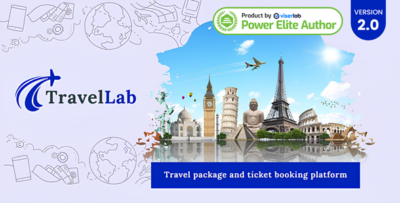 TravelLab - Travel Package & Ticket Booking Platform v2.0