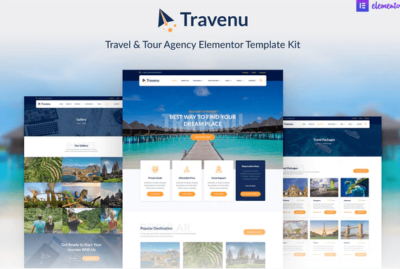 Travenu - Travel & Tour Agency Elementor Template Kit