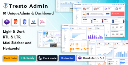 Tresto - Bootstrap Admin Dashboard Template