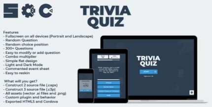 Trivia Quiz - HTML5 Trivia Quiz (Construct 23)