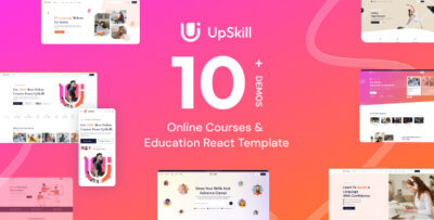 UpSkill - Education Online Courses LMS React Template