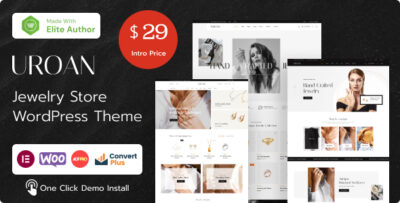 Uroan - Jewelry & Ornament Store WordPress Theme