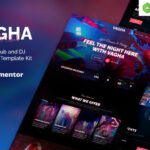 Vagha - Night Club & DJ Elementor Template Kit