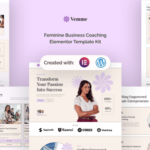 Vemme - Feminine Business Coaching Elementor Template Kit