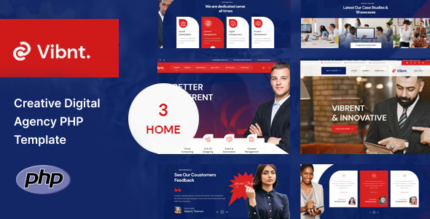 Vibnt - Creative Digital Agency PHP Template