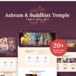 Vihara - Ashram & Oriental Buddhist Temple Elementor Template Kit