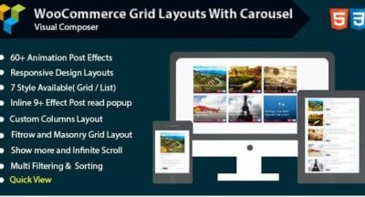 Visual Composer – Woocommerce Grid With Carousel