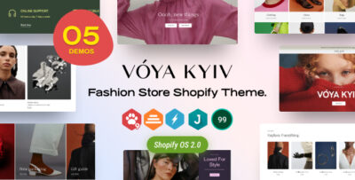 Voya - Fashion Store Shopify Theme OS 2.0