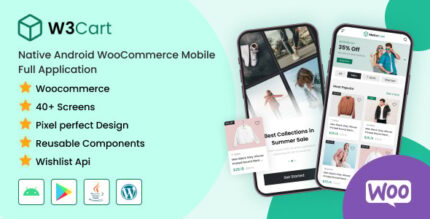 W3Cart - Native Android WooCommerce Full Mobile Application