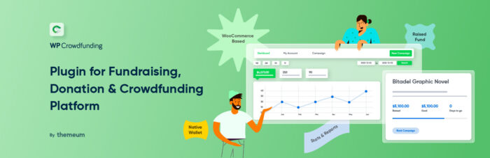 WP Crowdfunding Pro plugin + Theme