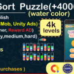 Water Sort Puzzle, liquid sorting (complete unity game +AdMob)