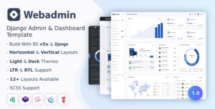 Webadmin - Django Admin & Dashboard Template