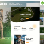 Westwood - Golf Club & Course Elementor Template Kit