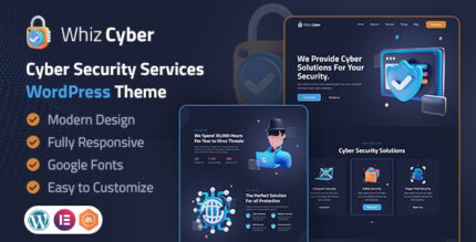 WhizCyber Cyber Security WordPress Theme