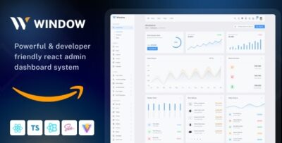 Window - React Admin Dashboard Template