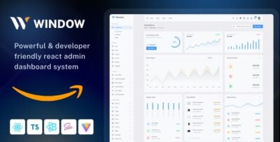 Window – React Admin Dashboard Template