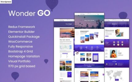 Wonder GO - Tour Booking and Travel WordPress Theme