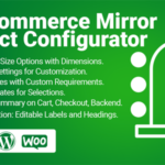 WooCommerce Mirror Product Configurator