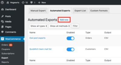 WooCommerce Order Customer CSV Export