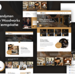 WoodLab Handyman Maintenance Woodworks Wordpress Theme