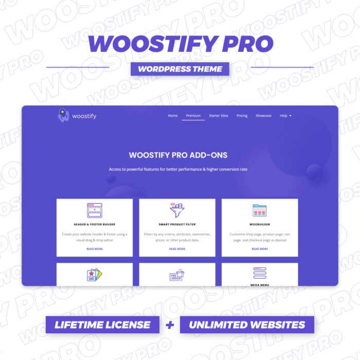 Woostify Pro WordPress Plugin with original license key Activation for lifetime