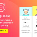 WordPress Pricing Table Plugin