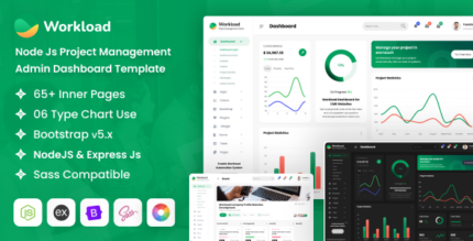 Workload - Node Js Project Management Admin Dashboard Template