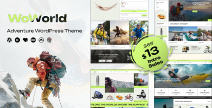 Woworld - Hiking & Adventure WordPress Theme