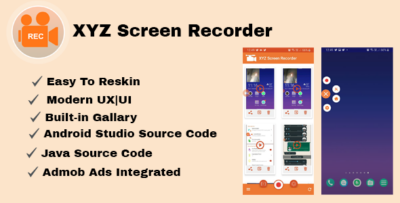 XYZ Screen Recorder Native Android App Admob Ads