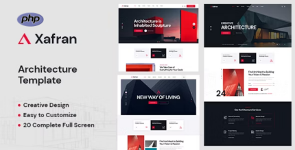 Xafran - Architecture & Interior PHP Template