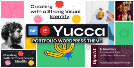 Yucca - WordPress Theme & Personal Portfolio for Creatives