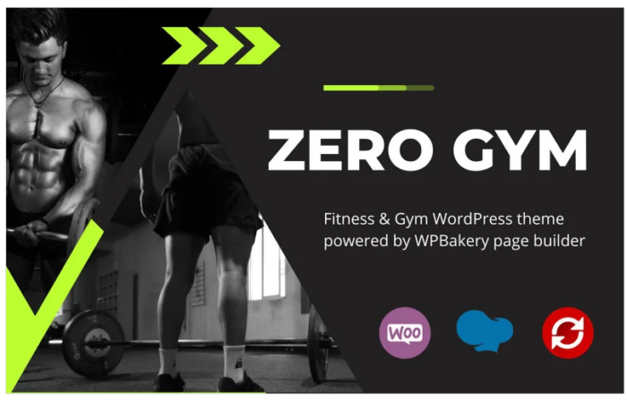 ZeroGym - Fitness and Gym WordPress theme