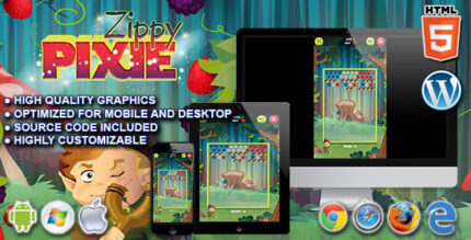 Zippy Pixie - HTML5 Puzzle Game