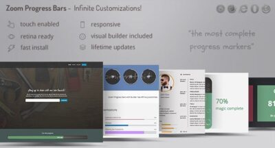 Zoom Progress Bars 2 - Infinite Progress Marker Customizations with Included Visual Builder