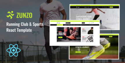 Zunzo - Running Club and Sports React Template