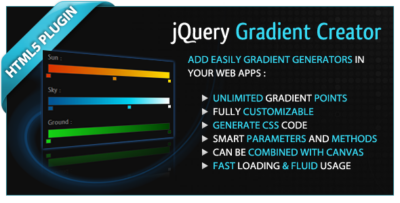 jQuery Gradient Creator