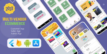 uShop v2.1 - Multi Vendor Ecommerce Mobile System With Admin App Flutter & Firebase